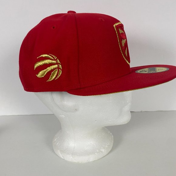 NEW Toronto Raptors New Era 59Fifty NBA Team Shield Fitted Hat Cap Mens Sz 7 1/4 - Picture 6 of 11